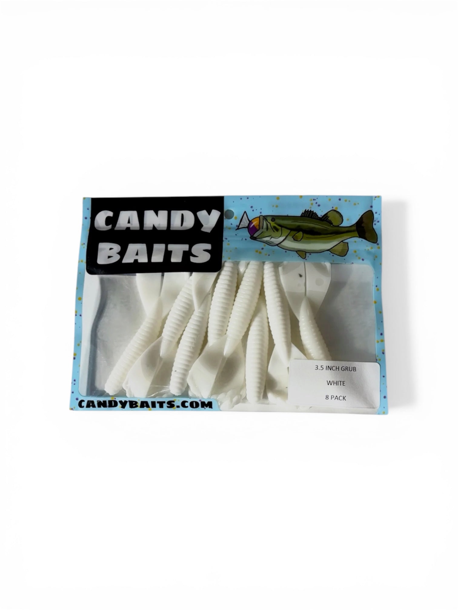 edible candy fishing lures 3.5 inch Grubs – Candy Baits