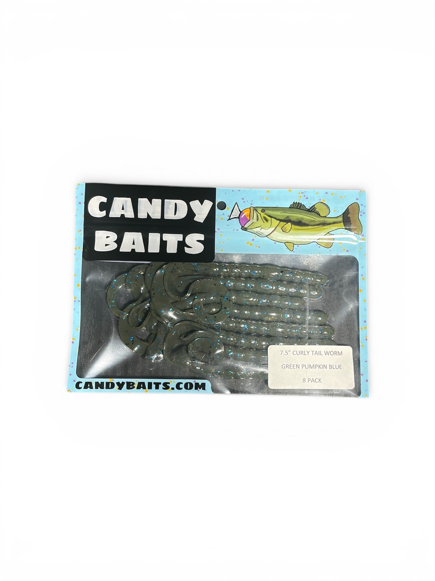 7.5 inch Curly Tail Worms