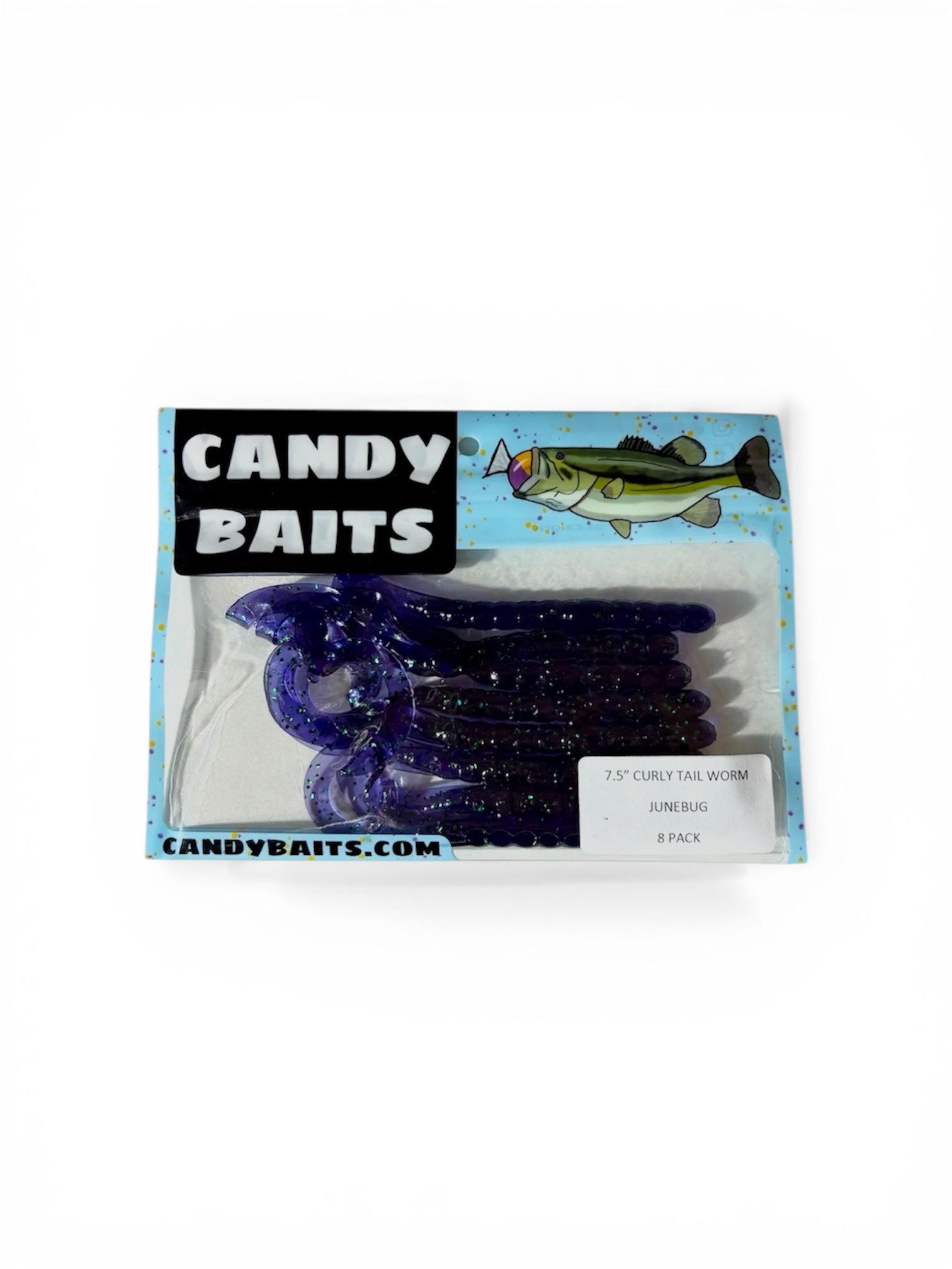 7.5 inch Curly Tail Worms