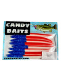 5 inch Logs: USA Flag