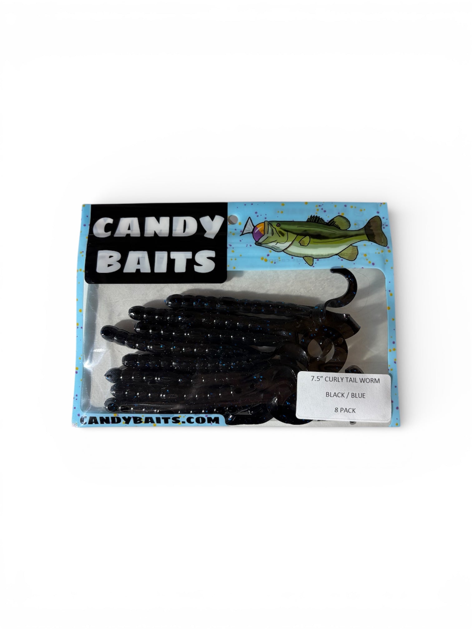 7.5 inch Curly Tail Worms