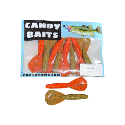 3.5 inch Grubs – Candy Baits